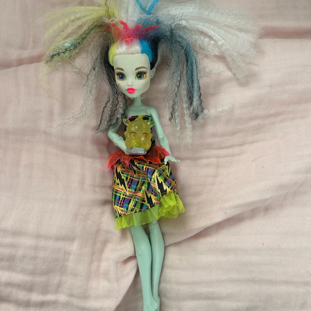 Colorful Frankie Monster High doll